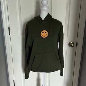 Good vibes only smiley faces hooded sweatshirt size XS